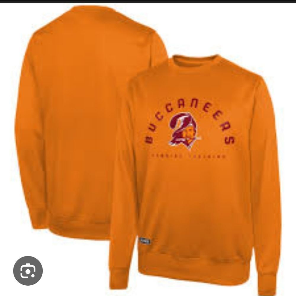 NFL Tampa Bay Buccaneers Orange Crewneck